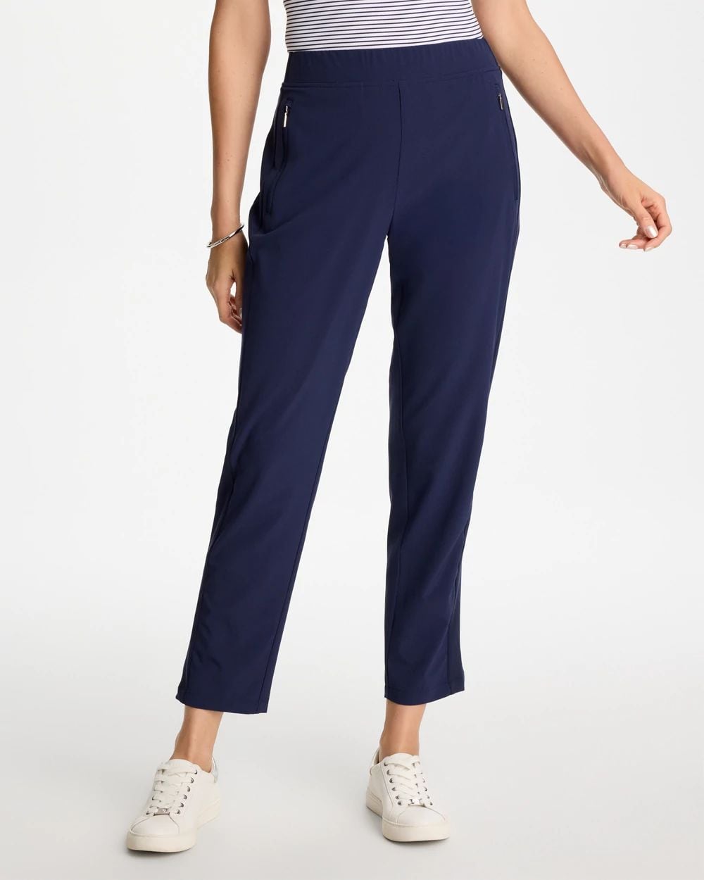 Zenergy® UPF Rib Mix Ankle Pants | Chico's